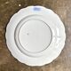 Sarreguemines round dish in blue earthenware, "Basket" service