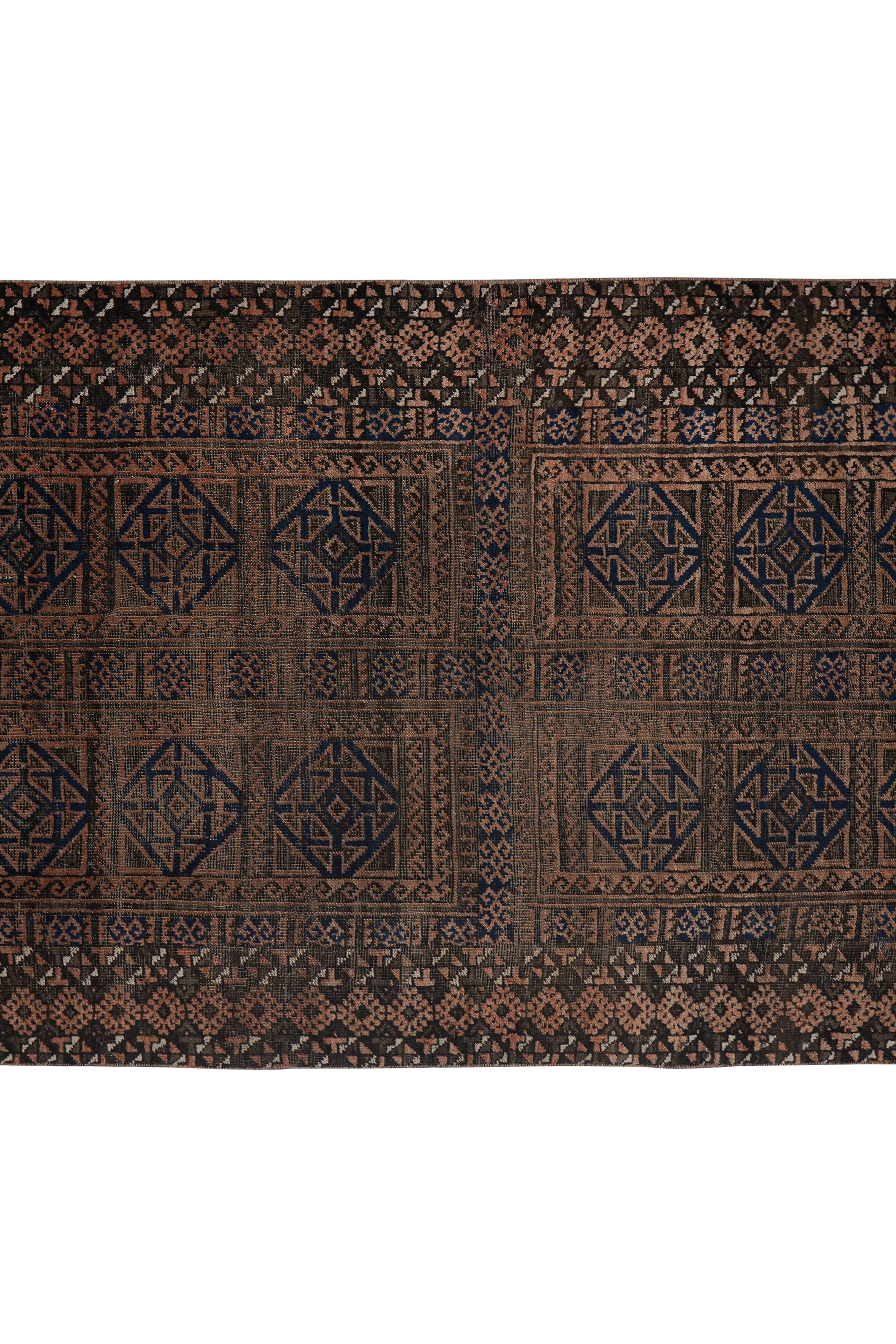 Vintage Turkish Oushak Handwoven Rug 125x212 cm