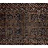 Vintage Turkish Oushak Handwoven Rug 125x212 cm