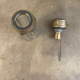 Old piston vaporizer crystal perfume atomizer baccarat late nineteenth century