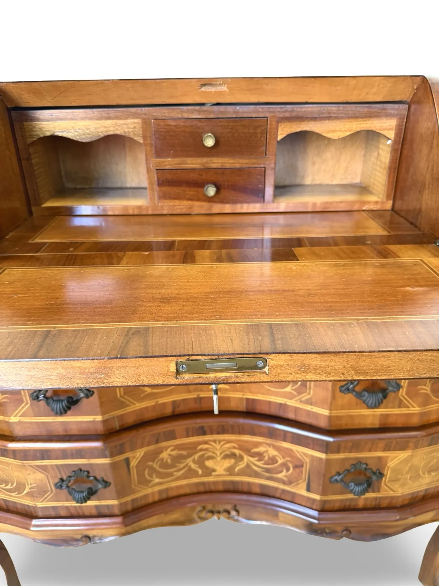 Venetian wood bureau/secretaire made in Italy in th