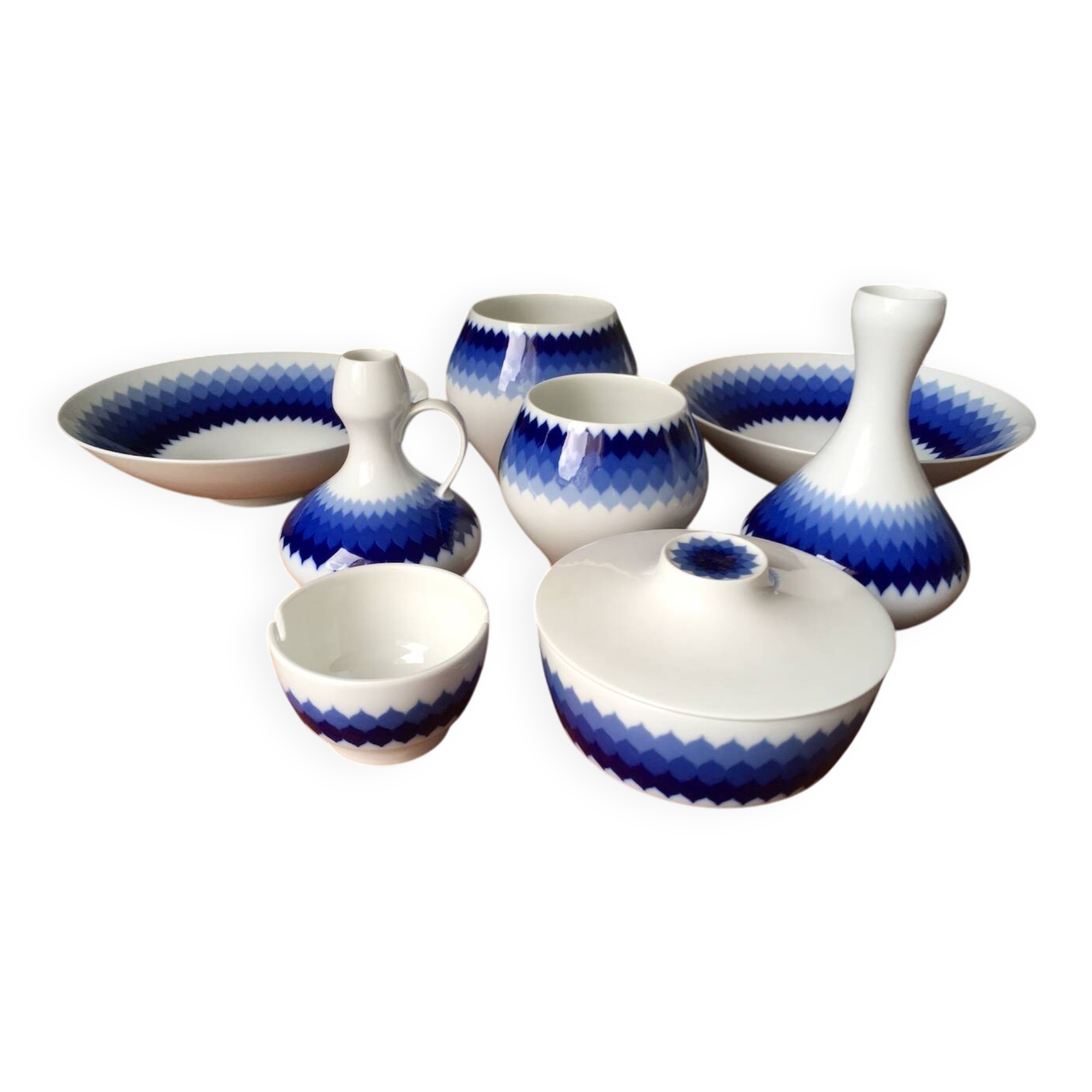 Porcelain set "Colombina" Fürstenberg, Germany