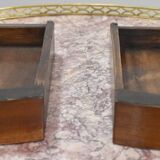 Table bouillotte en acajou, style Louis XVI – début XXe