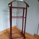 Double-wearing wooden valet for clothing