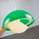 Italian Space Age Pendant in Brass and Acrylic Glass, 1970s