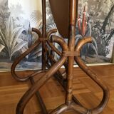 Large rattan psychedelic mirror 55x175cm