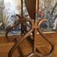 Large rattan psychedelic mirror 55x175cm