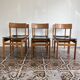 'Abstracta' set of 6 dining chairs – Jos De Mey for Van den Berghe – Pauvers