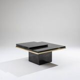 Lacquered wood bar table, 1970s
