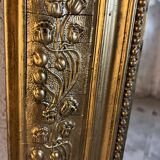 Old mirror Louis Philippe. Beveled mercury ice