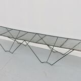 Large metal coffee table