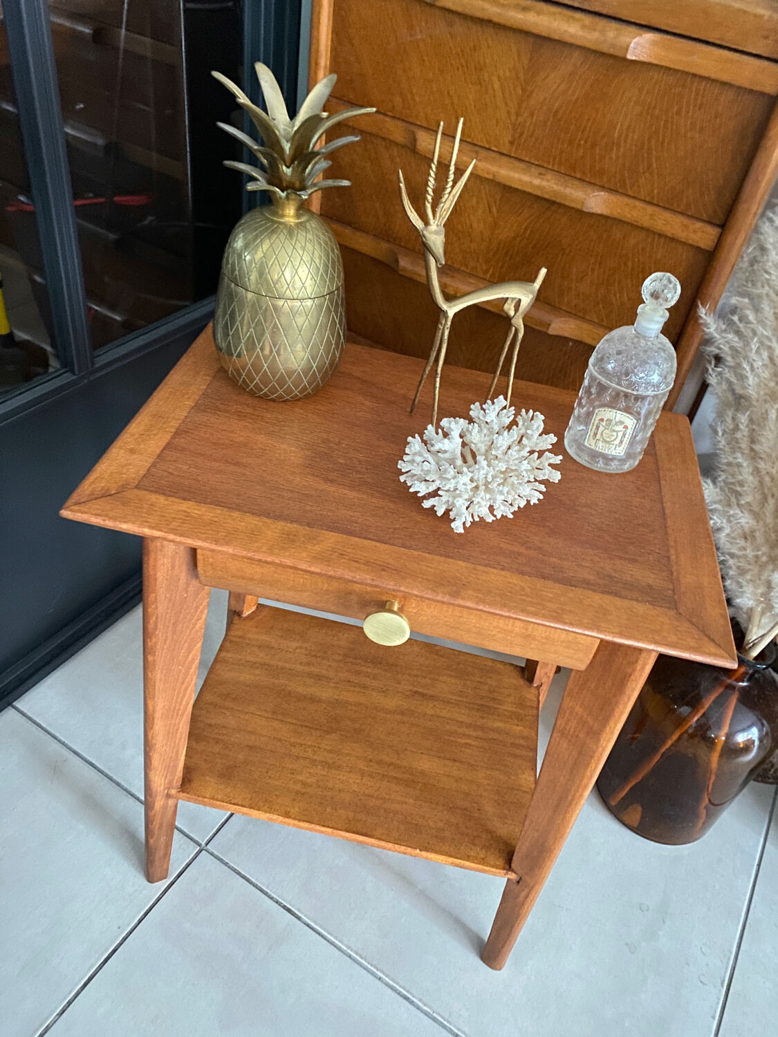 Vintage bedside table