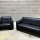 Canapés and Matteo Grassi vintage leather armchairs