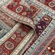 Tapis Kilim rouge style vintage en laine tissée à plat à la main, style tribal, 167 x 108 cm