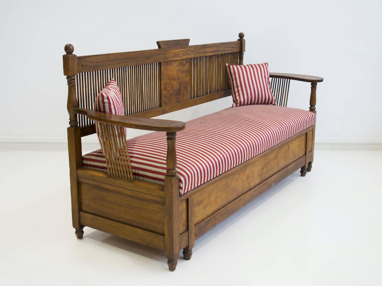 Swedish wooden sofa designed by Carl Westman