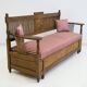 Swedish wooden sofa designed by Carl Westman