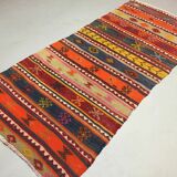 Turkish kilim runner 202x90 cm