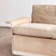 Fauteuil design 620 en cuir suédé beige par Dieter Rams, Vitsœ, Mid-Century