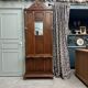 Antique oak entrance wardrobe