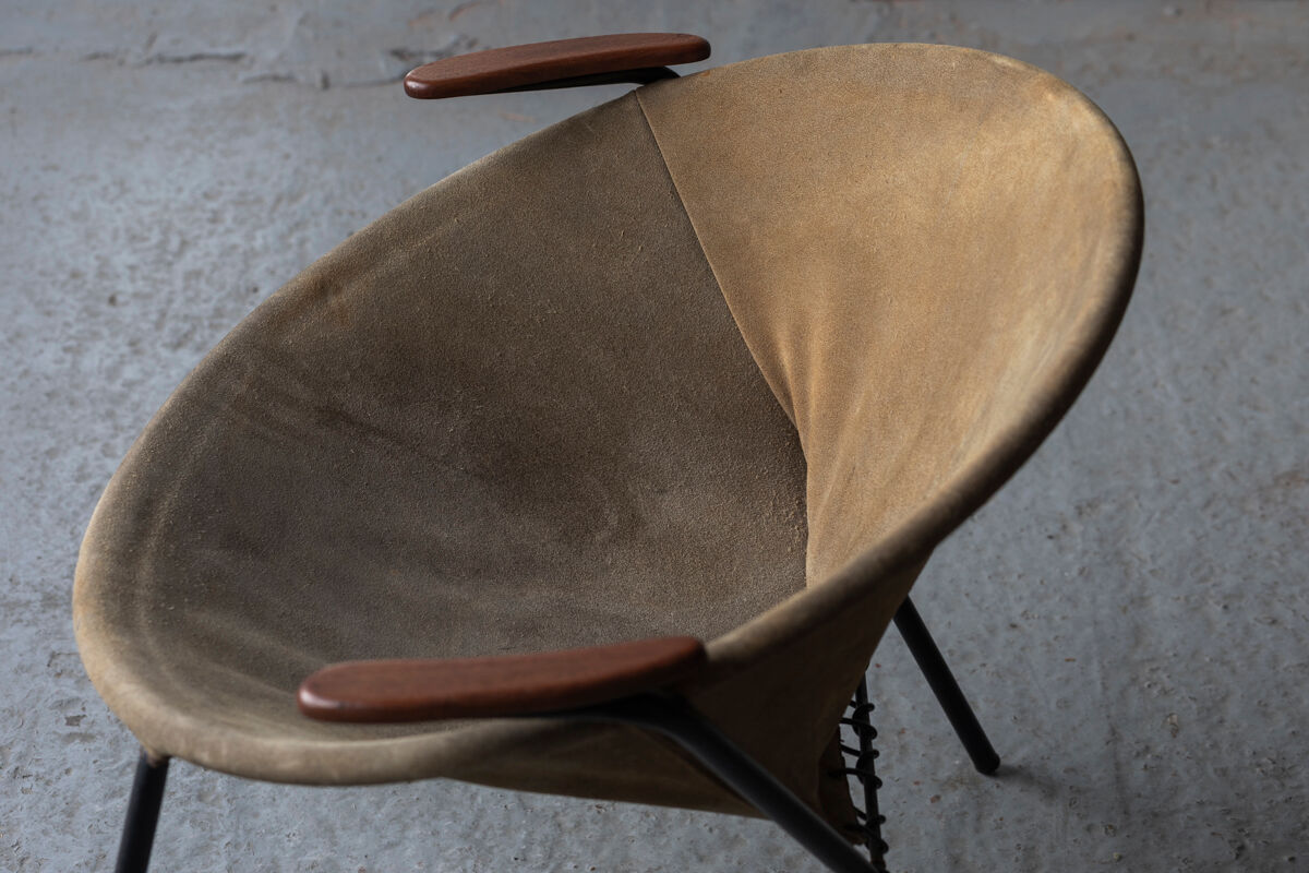 Balloon armchairs by Hans Olsen for Lea design 1960