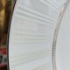 Guy Degrenne serving dish in Limoges porcelain, Venice Day Platinum