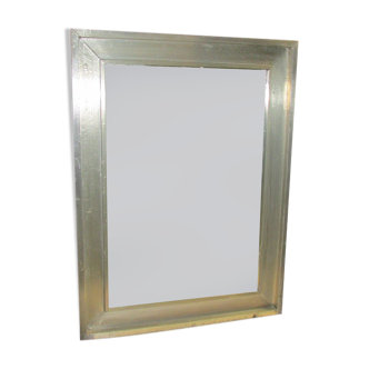 Miroir en étain originaire d'Espagne 76x101cm