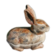 Hand-painted retro rabbit terrine Caugant 💐