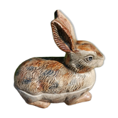 Hand-painted retro rabbit terrine Caugant 💐