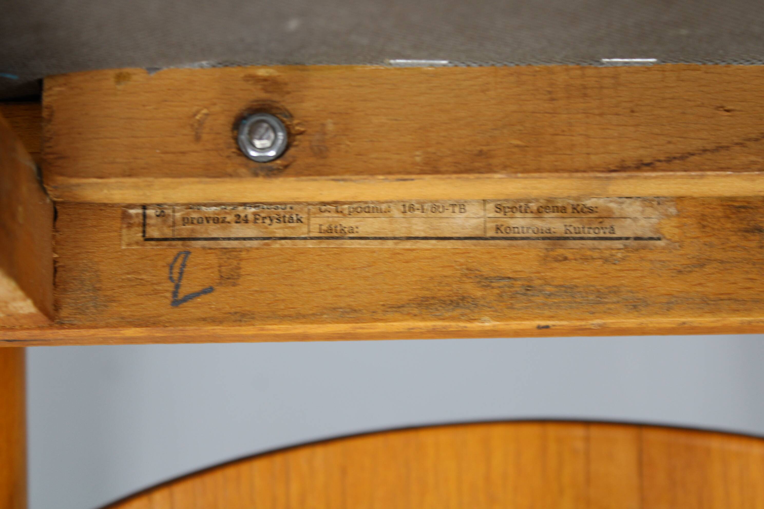 1970s Set of Four Beech Dining Chairs by TON, Czechoslovakia