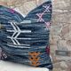 Moroccan Kilim cushion cover: Handmade wool cushion.