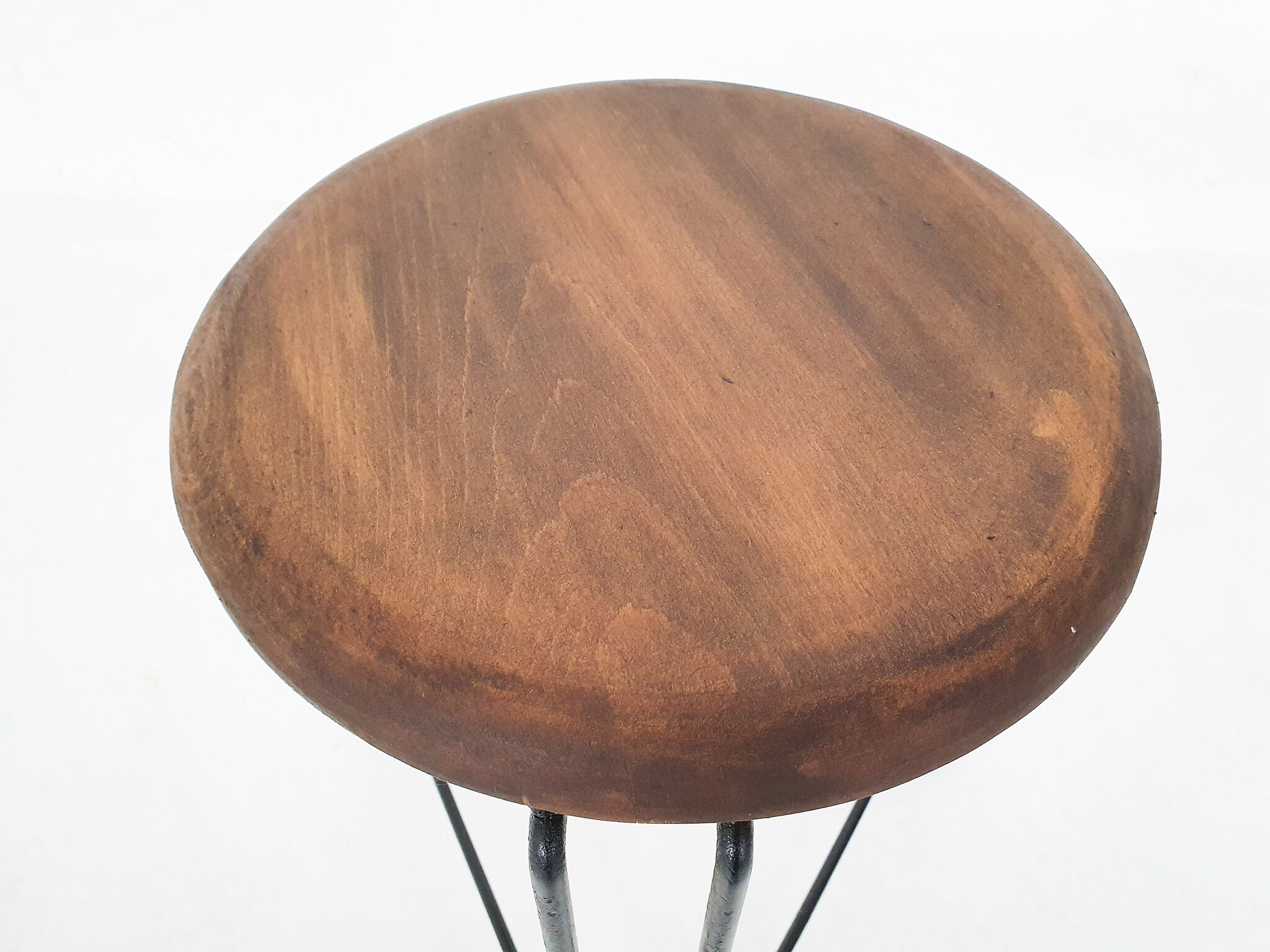 Tomado metal and wooden stool Model 550, The Netherlands