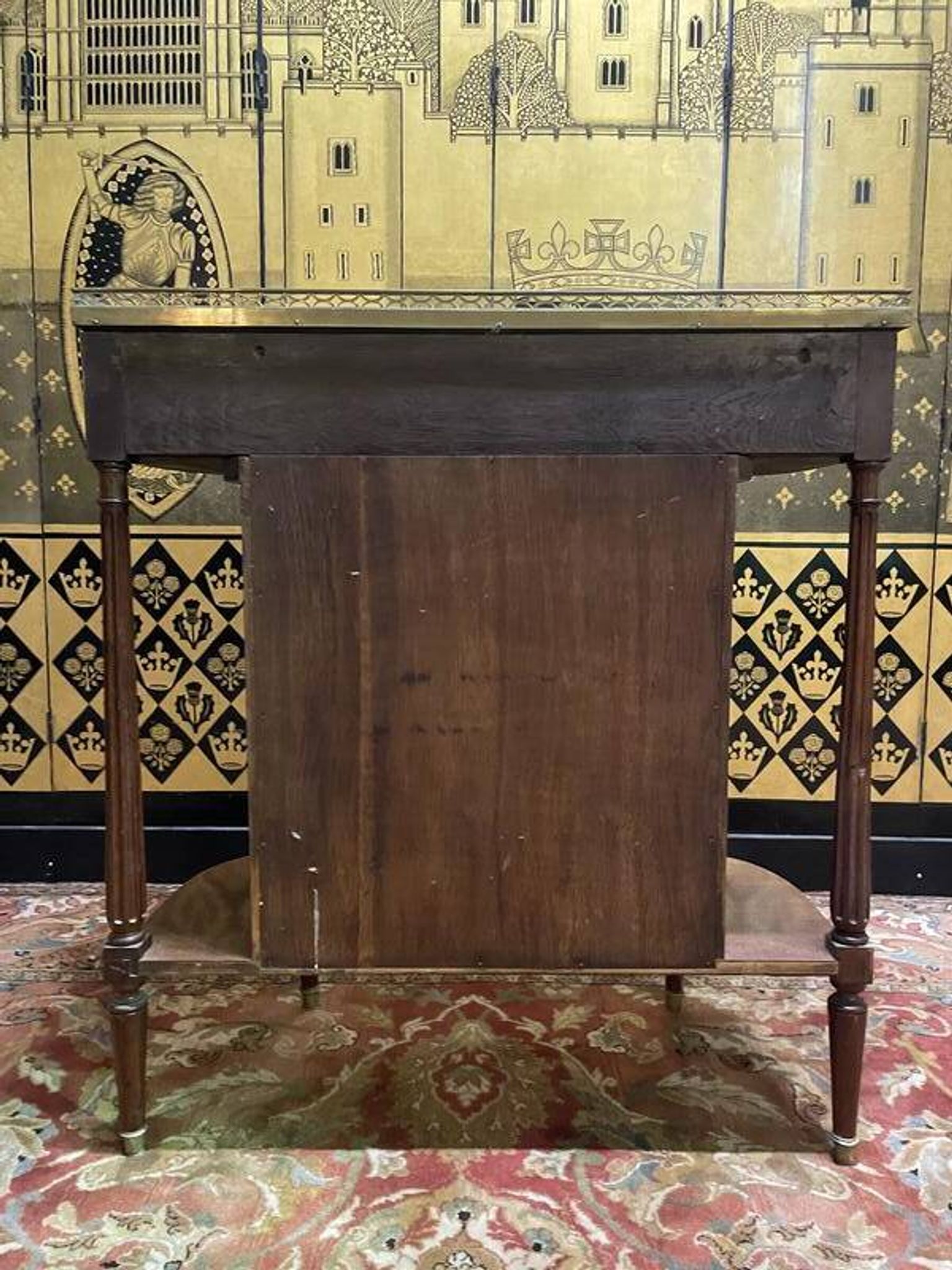 Louis XVI style mahogany entrance console