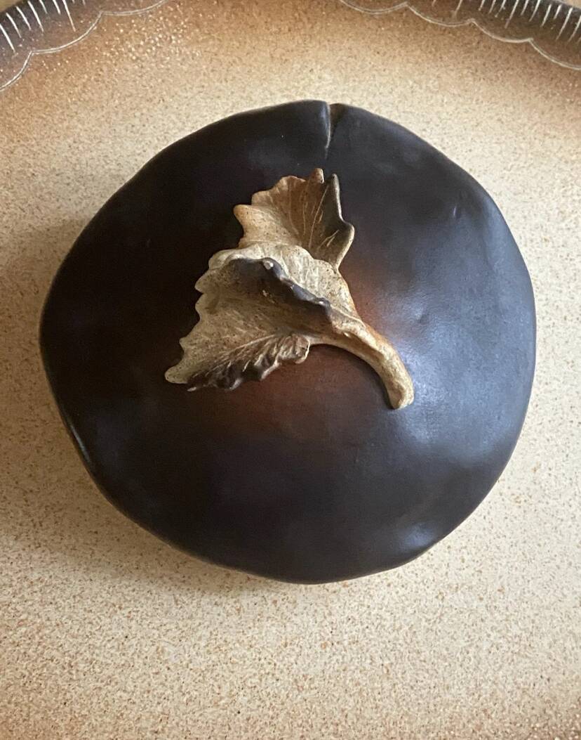 Mushroom-shaped earthenware service by Bruno Dose, vintage 1960s