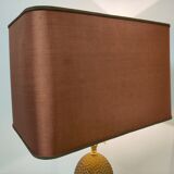 Brass pineapple table lamp, 1970s