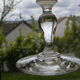 Lot de 8 verres anciens à vin blanc ou apéritif en cristal  gravé.