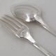 Ercuis Uniplat, Valois, 12 dessert and side plates, 24 pieces, 18 cm.