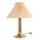 Danish HEMI table lamp from the 1960s with gilded metal structure and ivory