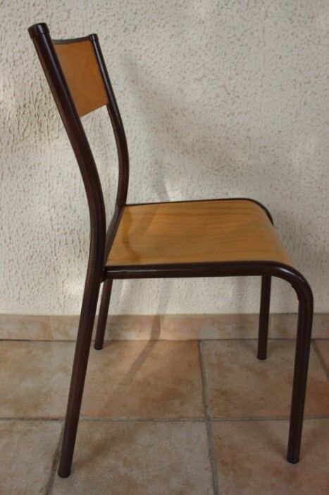 Pair of vintage Mullca school chairs