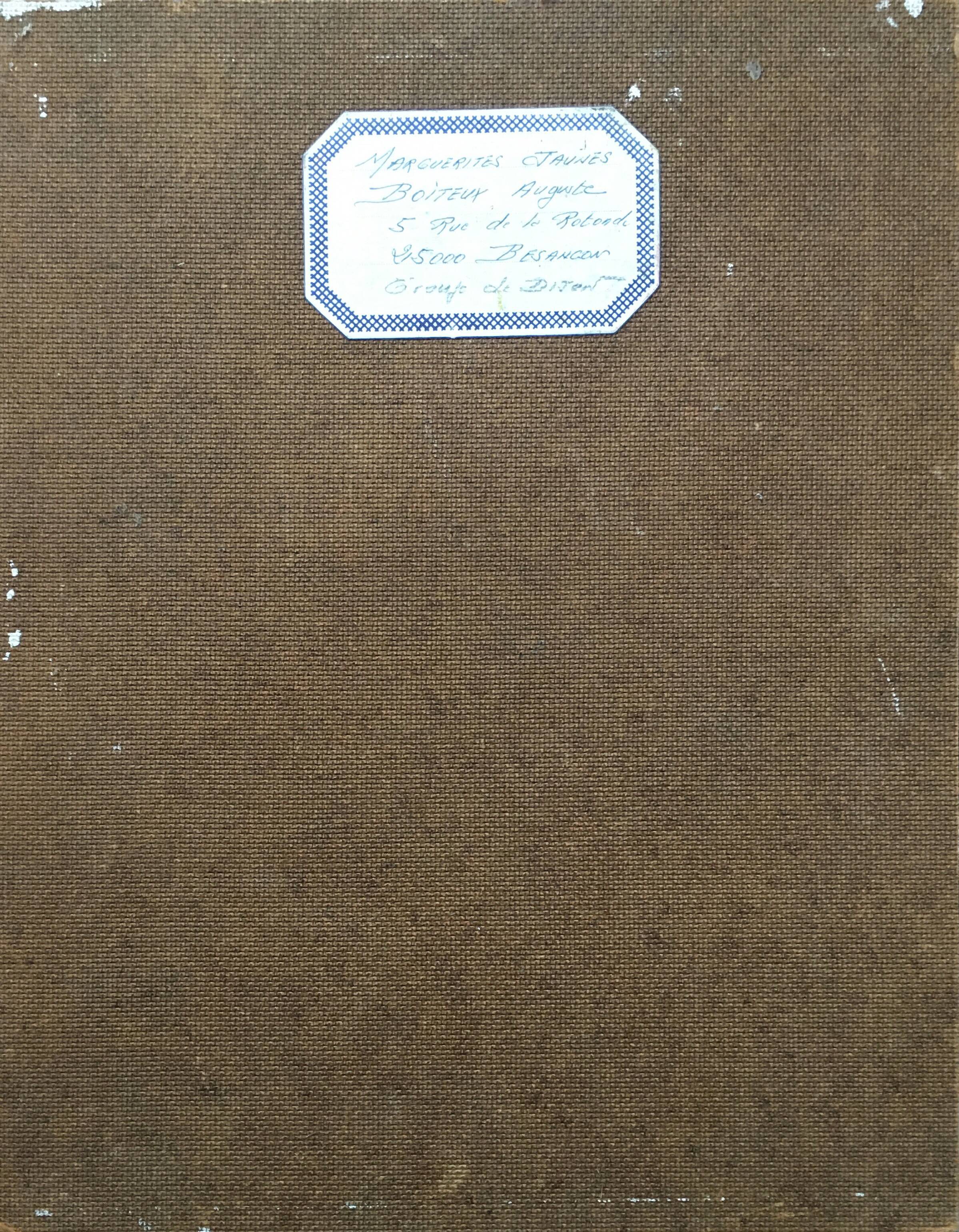 Table "Bouquet of Yellow Daisies" HSP by Auguste Boiteux (XX century)