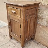 Old Burmese teak bedside table