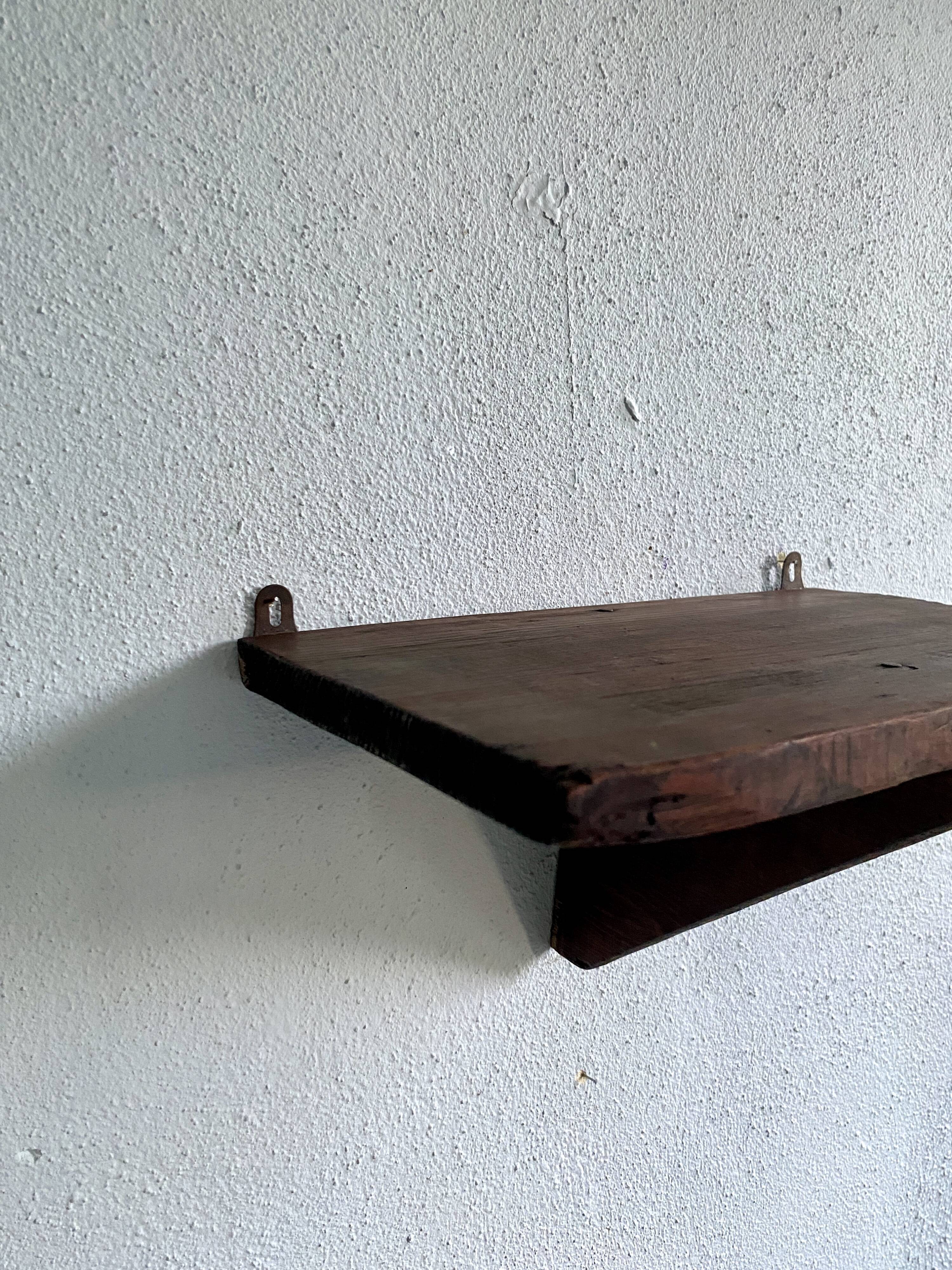 Amish style wall shelf