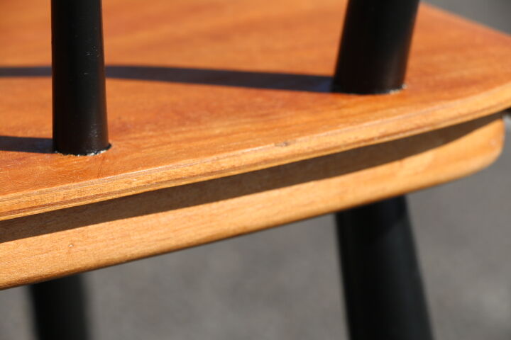 Two colour scandinavian rocking-chair