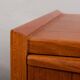 Pair of Danish vintage teak nightstands with 2 drawers, 1960s