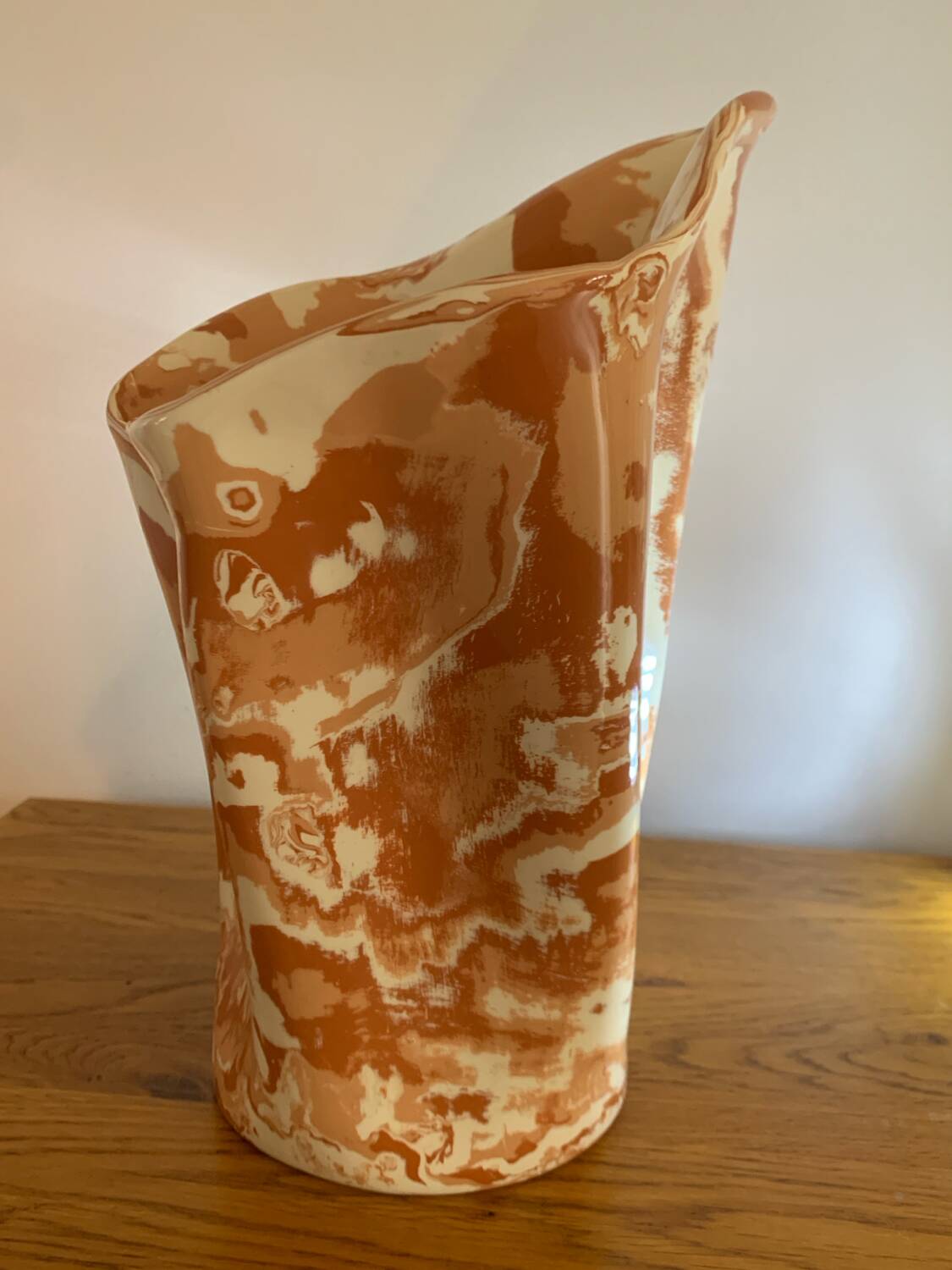 Large signed Terracotta vase