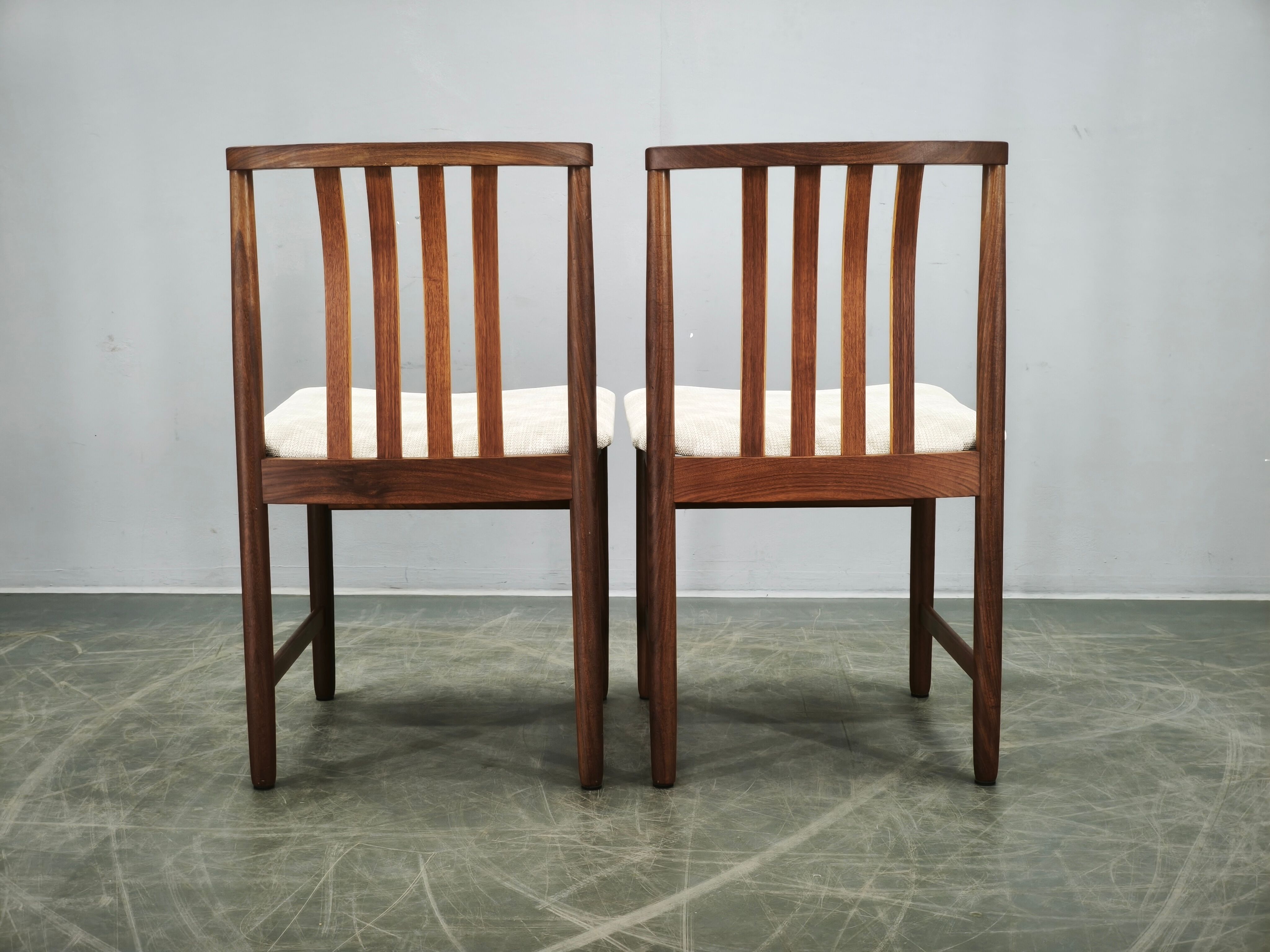 Set of Four Danish Teak Dining Chairs, Scandinavia, 1960s