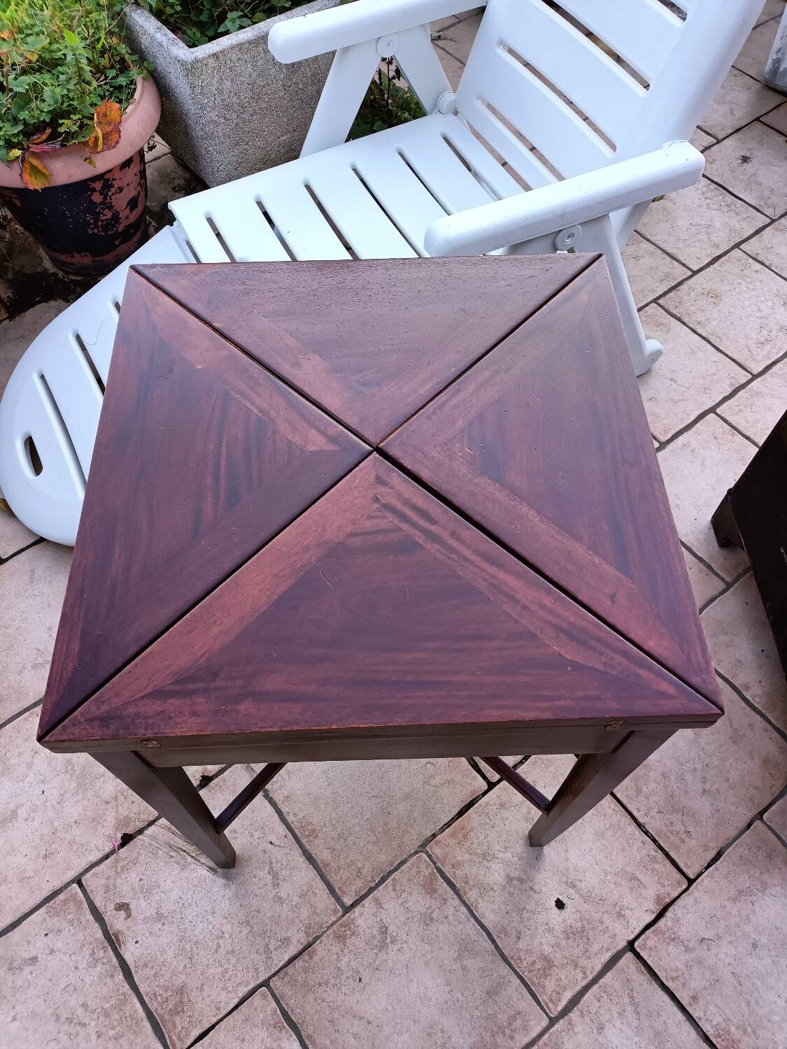 Antique Louis XVI style games table