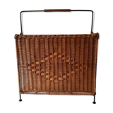 Door vintage rattan magazine