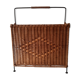 Door vintage rattan magazine