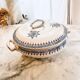 Old Saint Amand ceramic vegetable soup tureen