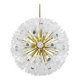Lustre gigantesque en laiton en forme d'étoile par Emil Stejnar, Autriche, années 1960